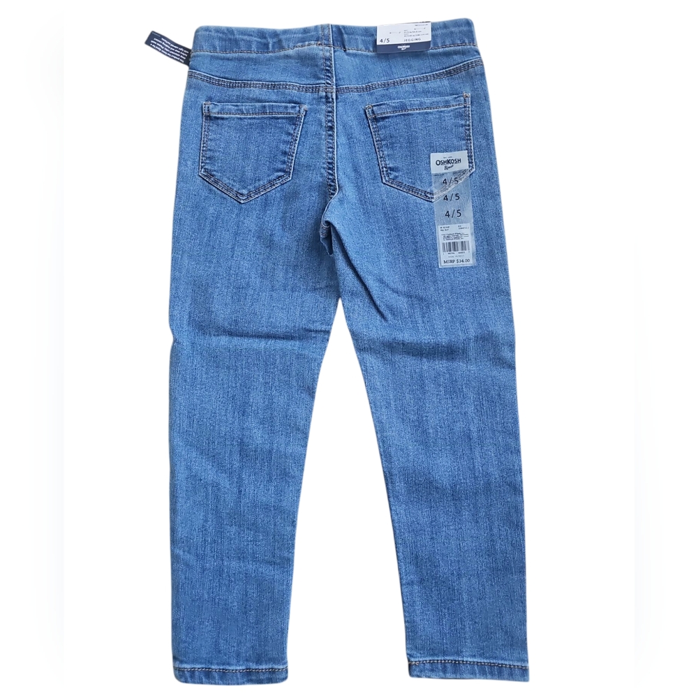 OSHKOSH B'GOSH Girls' Denim Jegging Size 4/5 NWT